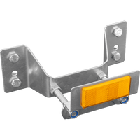 Support de roue de secours pour remorque de jardin UNITRAIER KIPP avec réflecteur