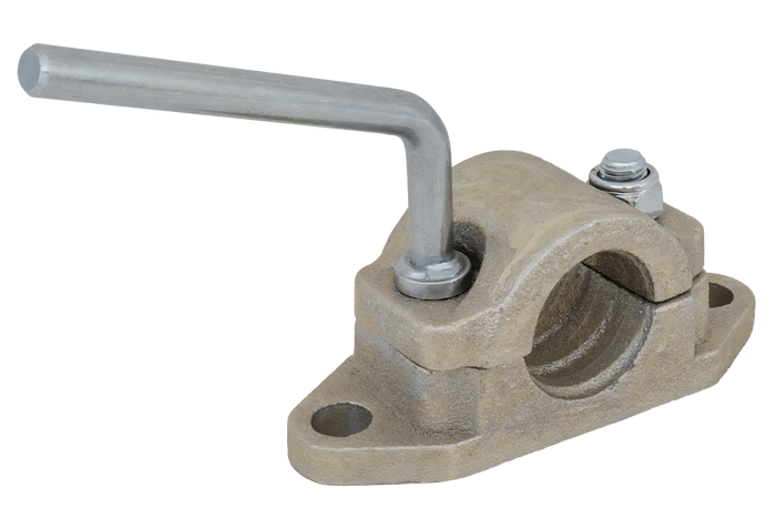 Collier de roue jockey en fonte KNOTT B48C6 pour tuyau ondulé de 48 mm
