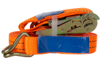 Courroie de transport orange UNITRAIER 8 m/35 mm/2 t avec tendeur