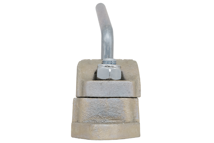 Collier de roue jockey en fonte KNOTT B48C6 pour tuyau ondulé de 48 mm