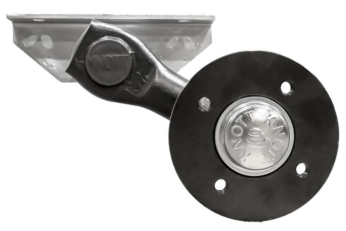 Essieu non freiné KNOTT VG7-L pour remorque 750 kg 1200 mm 1650 mm 4x100