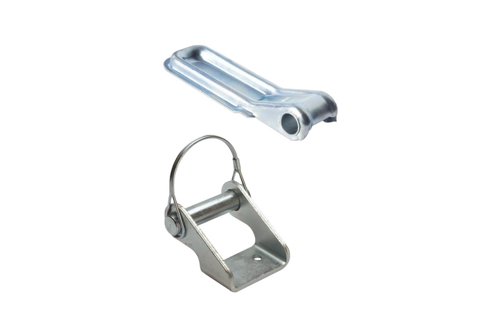 Charnière latérale avec poignée, support WINTERHOFF BSCH 10-17-170+BSCHG 10-17-C montage latéral remorque complet