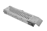 Rampe pliable UNITRAILER ALR004 en acier pour remorque, 170 cm, 227 kg