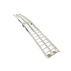 Rampe pliable UNITRAILER ALR002 en aluminium pour remorque, 221 cm, 340 kg, avec sangle