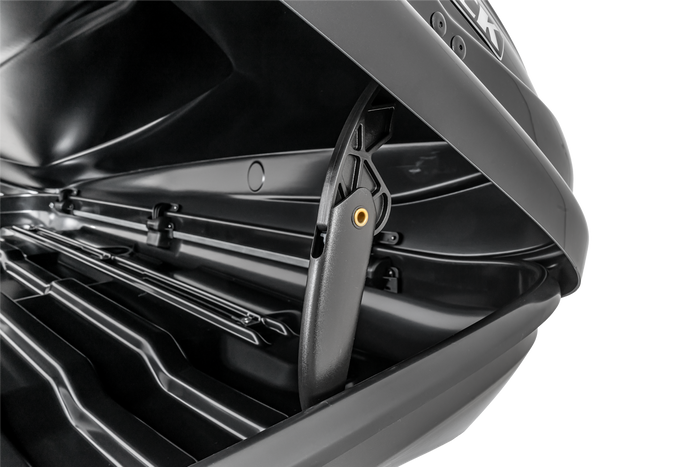 Coffre de toit Inter Pack Zenith 8.6, noir métallisé