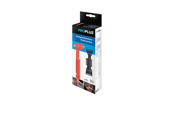 Marteau à vitre de sécurité ProPlus 540050, couteau à ceinture de sécurité