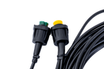 Faisceau électrique pour remorque MANTES 4,5 m FICHE 7 BROCHES BAÏONNETTE 2x5 BROCHES