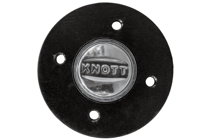 Essieu rigide non freiné KNOTT VR7 à ressort pour remorque 750 kg, 1480 mm, 1820 mm, 4x100