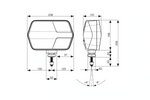 Phare avant LED ASPÖCK LuxLED II 7 fonctions 6 broches DEUTSCH DT06-6S droit