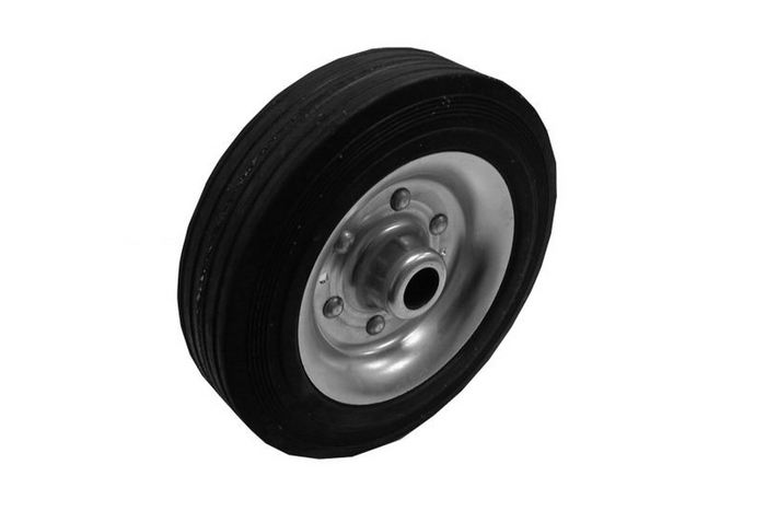 Roue de secours pour la roue jockey KNOTT 405725.001, en caoutchouc plein, 225 x 65 mm