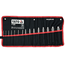 YATO YT-3591 poinçons à cuir 2-22 mm 15 pièces.