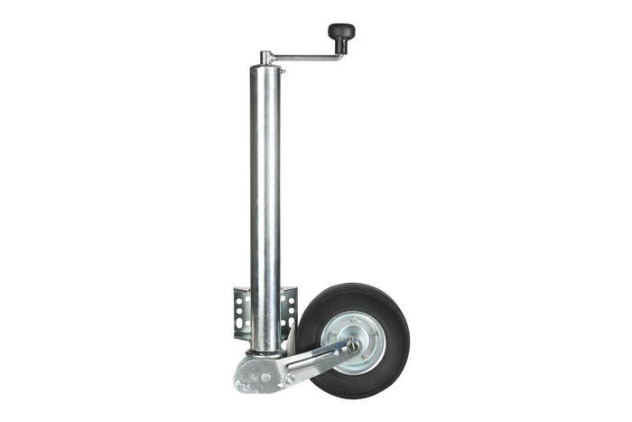 Roue de support automatique WINTERHOFF VK 60-BLH-255 SB avec poignée, 500 kg, 60 mm, 670-905 mm
