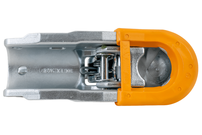 Attelage à boule STEELPRESS BC-3000C-00-00+Z3 pour remorque de 3 000 kg avec timon tubulaire de 35 à 50 mm, en fonte