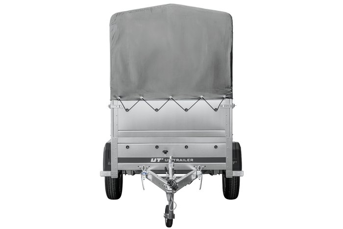 Remorque simple essieu 200x106 avec bâche haute, arceau, rehausses de ridelles et roue jockey - Garden Trailer 200 KIPP