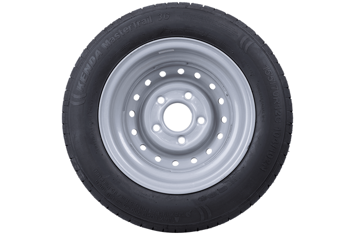 OUTLET Roue de remorque renforcée PNEU KENDA 155/70 R12C 104/102N JANTE STARCO 4.5Jx12&quot;H2 5x112 ET:20