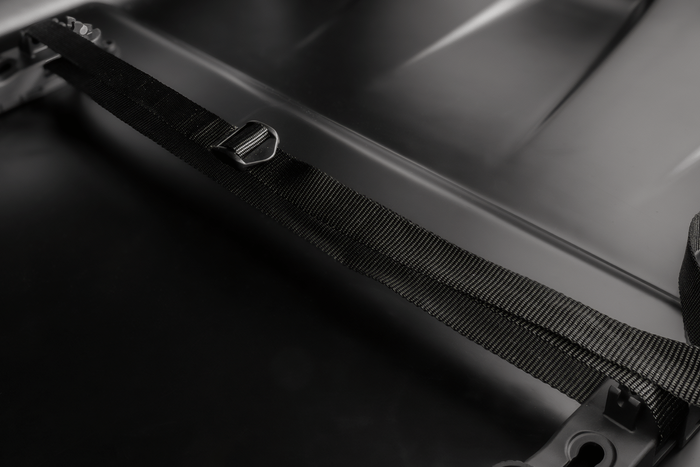 Coffre de toit Inter Pack Stella 480, noir kevlar (flexi fit G2)