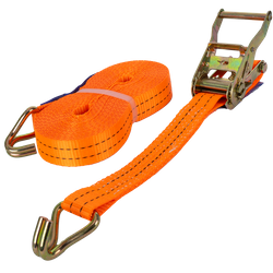 Sangle d'arrimage orange UNITRAILER 12 m/35 mm/2 t avec tendeur