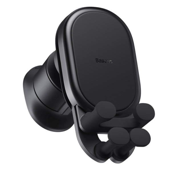Support de téléphone de voiture BASEUS Stable Gravitional avec charge sans fil Qi 15W pour grille d'aération