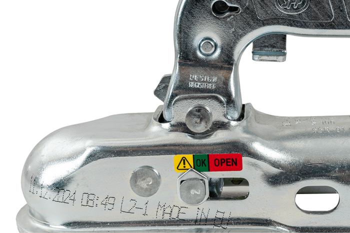 Attelage à boule STEELPRESS BC-1200C pour remorque de 1200 kg avec timon tubulaire de 50 mm