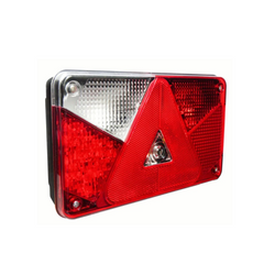 Feu arrière à LED multipoint ASPÖCK V, baïonnette 8 broches, 7 fonctions restantes