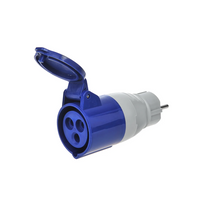 Adaptateur avec prise CEE 16A avec contact de protection ProPlus 373518