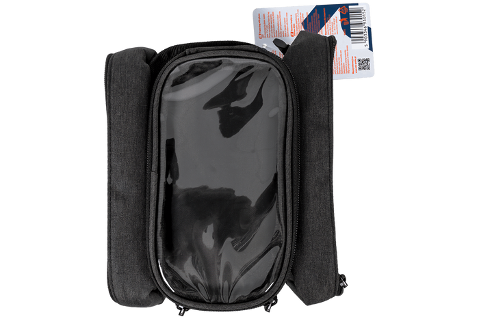 Sacoche de cadre de vélo PROFEX 93015 avec 2 poches et étui pour téléphone