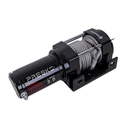Treuil électrique pour remorque PRESKO T-REX 3.0 12V 1360 kg avec câble en acier de 11 m