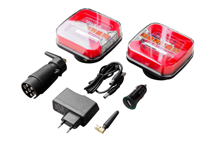 Kit de deux feux LED avec clignotant dynamique (sans fil) 