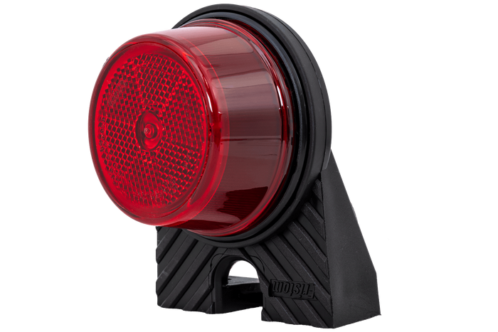 Feu de gabarit universel FRISTOM FT-059 LED rouge avec support d'angle