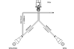 Kit d&#39;éclairage : feux arrière DOBPLAST DPT35 + feux de position latéraux ASPÖCK FLEXIPOINT I + faisceau MANTES 4,5 m 7 broches