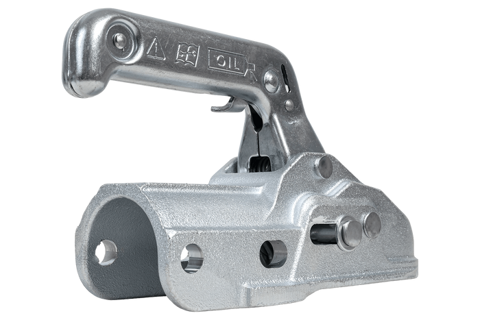 Attelage à boule WINTERHOFF WW 30-K+Z pour remorque de 3000 kg avec timon tubulaire de 35 à 51 mm, en fonte