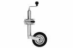 Roue jockey avec bride en fonte WINTERHOFF ST48-200VB+KLE48-G 150 kg 48 mm 505-725 mm