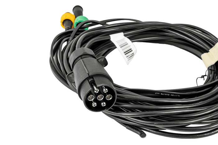 Kit éclairage : feux arrière DOBPLAST + feux de gabarit LED DOBPLAST + faisceau MANTES 7m, 7 broches + connecteurs rapides