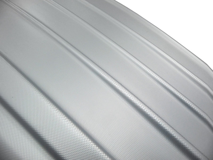 Coffre de toit Inter Pack Stella 480 en kevlar argenté (flexi fit G2)