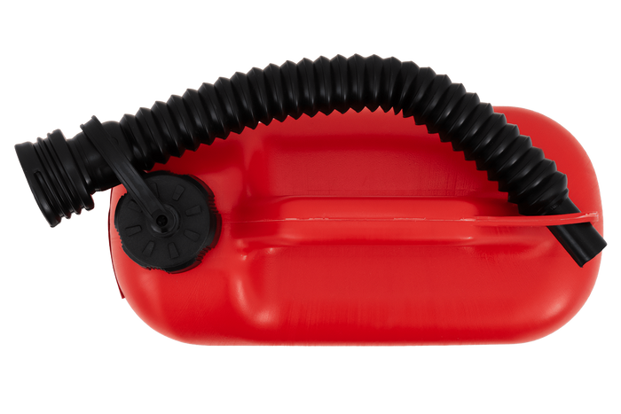 Bidon plastique HERMON 5L avec entonnoir, rouge