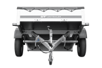 Remorque légère 200x125 UNITRAILER GARDEN 201 KIPP avec bâche grise