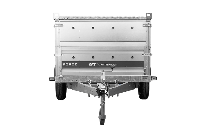 Remorque à un essieu 264x125 UNITRAILER FORCE 264 KIPP avec côtés BIS et bâche en aluminium