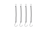 Jeu de quatre cordes, câbles de sécurité avec crochets ProPlus 342130S, longueur 285 mm
