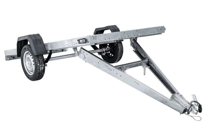 Remorque porte-voitures sur ressorts 264x125 UNITRAILER FORCE 264/R KIPP