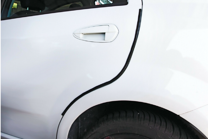 Protection de bord de porte LAMPA Armoured Protector 5 m, Noir