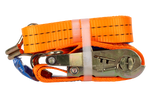 Ensemble de quatre courroies de transport UNITRAILER 3m/35mm/2t orange avec tendeur