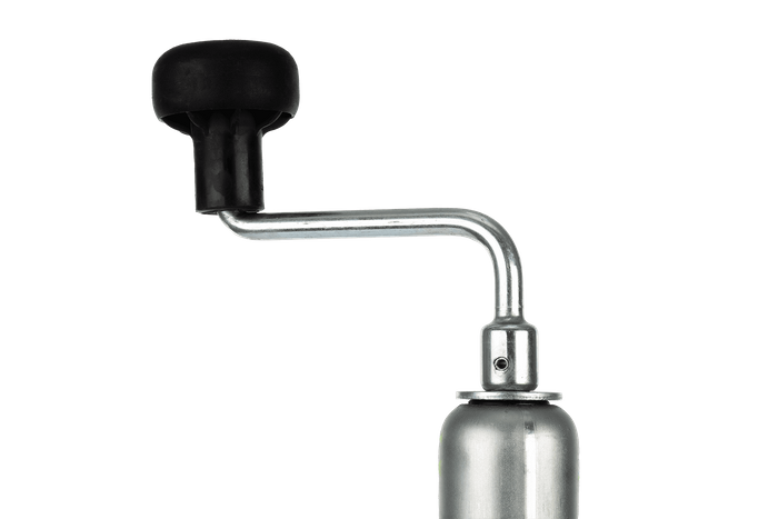 Béquille, support de manivelle, extensible WINTERHOFF ST48-120 pour remorque de 150 kg, 600-820 mm