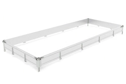 Côtés OUTLET BIS en aluminium H-300 pour remorques CARPLATFORM 5121 et UNIPLAT 500/3