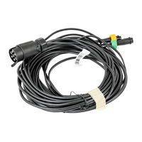 Faisceau électrique remorque MANTES, 7m FICHE 7 BROCHES BAIONNETTE 2x 5 BROCHES