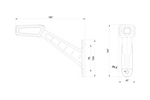 FEUX DE GABARITLED FRISTOM FT-146, 3 fonctions gauche + droite