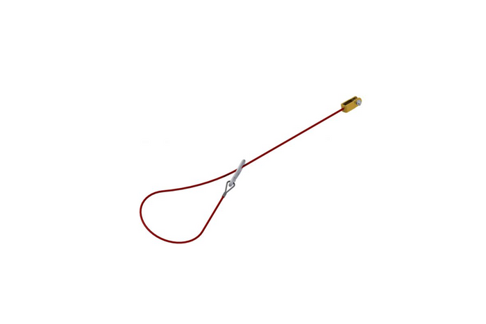 Corde de sécurité d'urgence à rupture KNOTT avec mousqueton 1055 mm