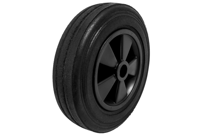 Roue de secours pour WINTERHOFF 294364, roue jockey en caoutchouc plein 200x50 mm
