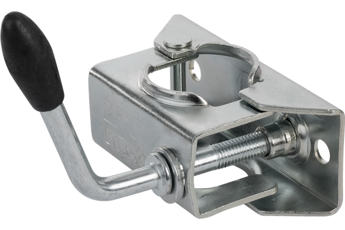 Roue jockey avec pince UNITRAILER 150 kg 48 mm 505-730 mm