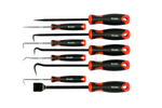YATO YT-08426 Kit de 8 hameçons avec poignée et grattoir à joint