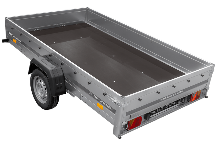 Remorque à un essieu sur ressorts 264x150 UNITRAILER GARDEN 265/R KIPP